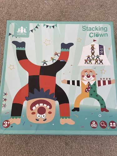 Educational wooden clown - wooden,