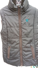 Mark Todd Gillet Horse Riding Women Small Size Puffer Jacket Grey Sleeveless