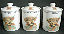 HIghland Cow tea sugar coffee