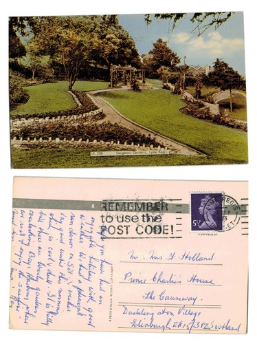 Postcard langmoor gardens - langmoor,