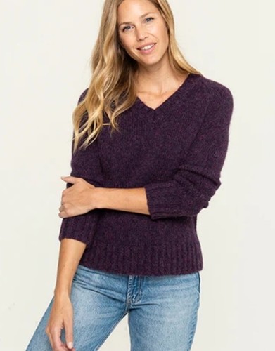 Pacas women neck sweater - v,