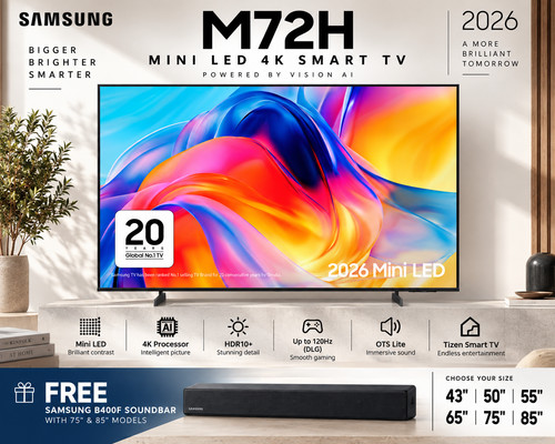 Samsung m72h mini led - samsung, 4k