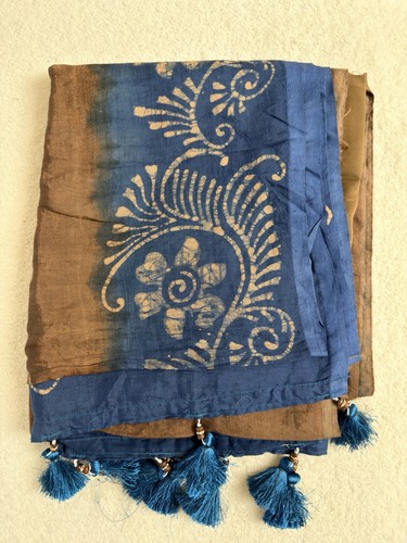 Soft silk dye saree - soft,