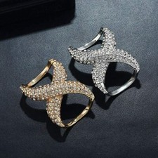 Women Girls Silk Scarf Clips Fashion Scarf Rings Scarves Buckle Jewellrey Wrap 