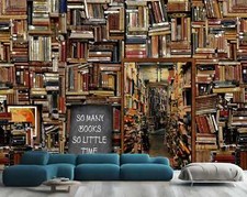 Vintage Library Book Shelves