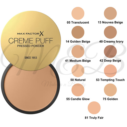 Max factor creme puff - max, pressed