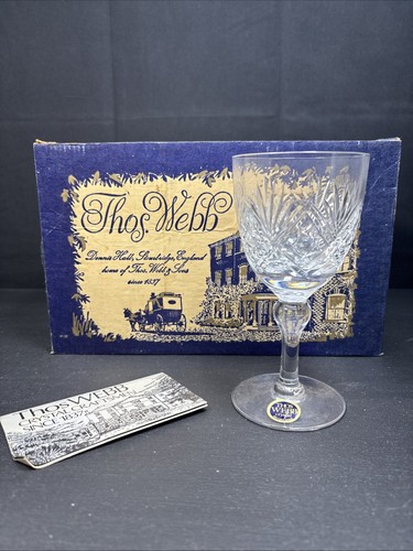 Thomas webb crystal - x, st