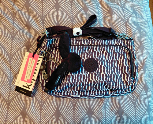 Kipling alvar zebra print - kipling,