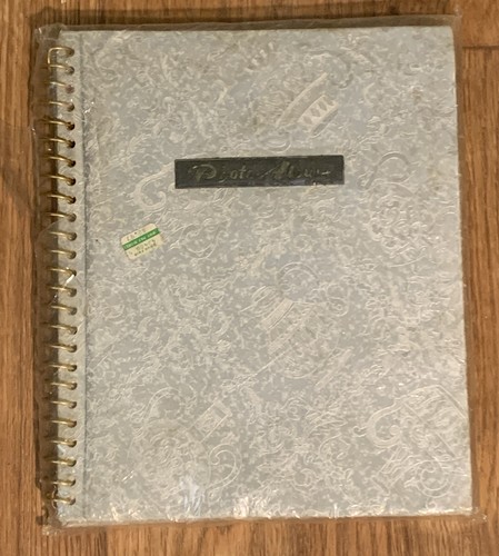 Vintage spiral bound photo - spiral,