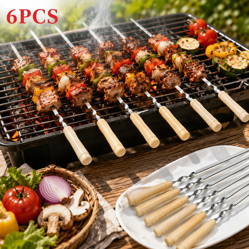 30x bbq skewers - 6/12/18/24/30x,
