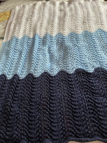 Handmade knitted baby - knitted, blanket