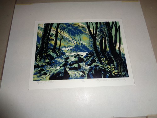 Vintage woodcut woodblock - woodcut,