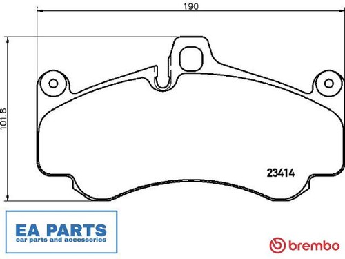 Brake pad set disc - brake,