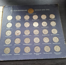 FA Cup Centenary Commemorative Medals 1872-1972 - Complete Collection