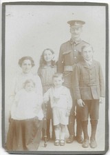 Cabinet Card size Photo Family
