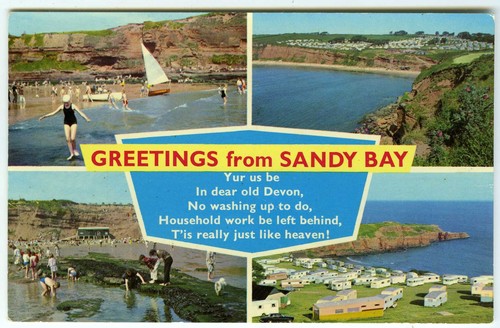 1970 dennis postcard caravan - 1970's,