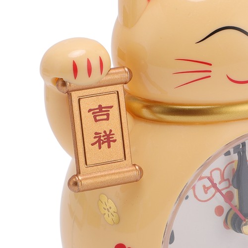 Lucky cat clock accurate - cat,