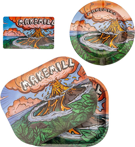 Rolling tray set - tray, magnetic