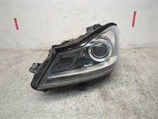 MERCEDES C-CLASS LEFT HEADLAMP 2014 2 DOORS COUPE XENON A2048203739 #108366