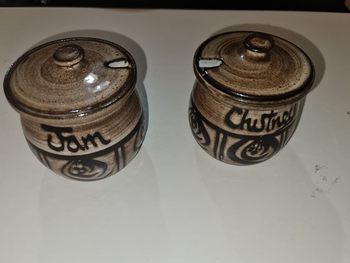 Wellhouse pottery lidded jam - wellhouse,