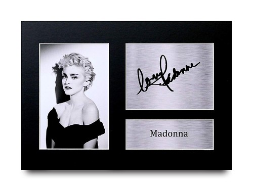 Madonna signed pre printed - signed,