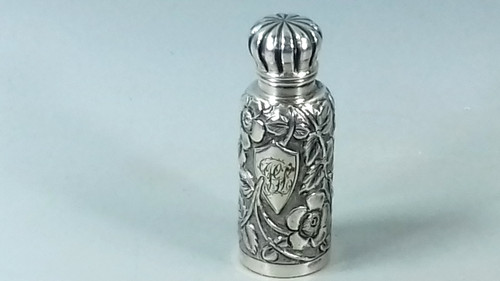 Antique silver cased scent - antique,