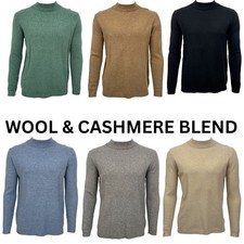 Mens Slim Fit Wool & Cashmere