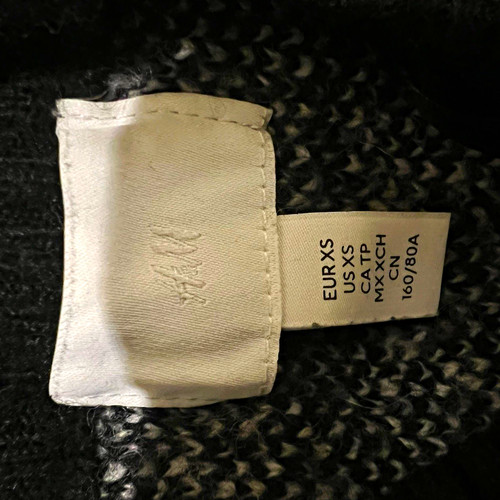 Black white argyle knit - h&m,