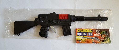 Working sparking toy machine - working,