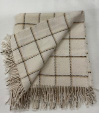 Pure wool fringed - pure,