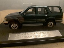 RARE HI-STORY 1/43 TOYOTA HILUX 4WD SURF 1989 4 DOOR WAGON SSR LIMITED CAR