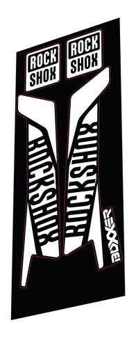 Rockshox boxxer fork decal - rockshox,