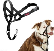 HALTI Headcollar Size 2 Black, UK Bestselling Dog Head Harness to Stop Pulling 