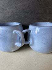 Habitat EVORA Stoneware Barrel Shaped Mugs X 2