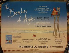 The Beaches Of Agnes 2009 Rolled Adv British Quad Documentary Agnes Varda Rare