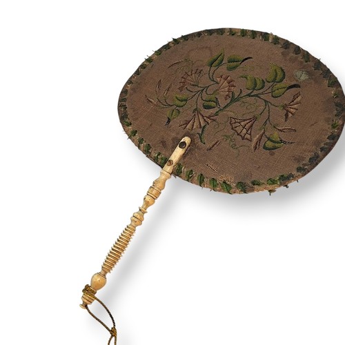 Antique victorian fire screen - victorian,