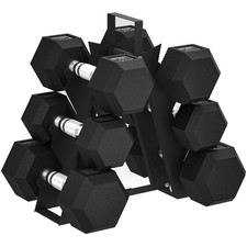 SPORTNOW 36KG Hex Dumbbell Set