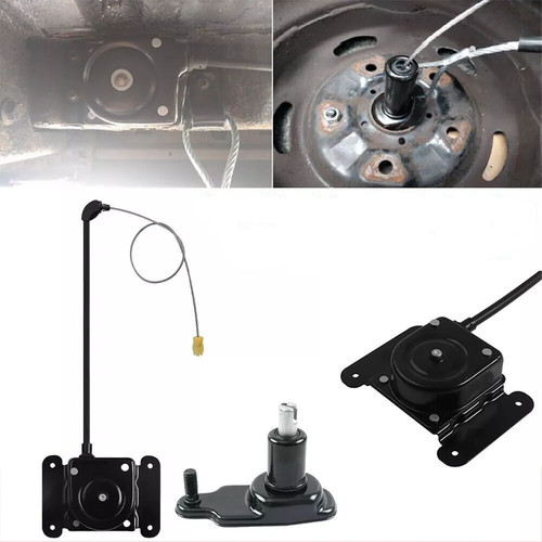 Spare wheel carrier winch - wheel,