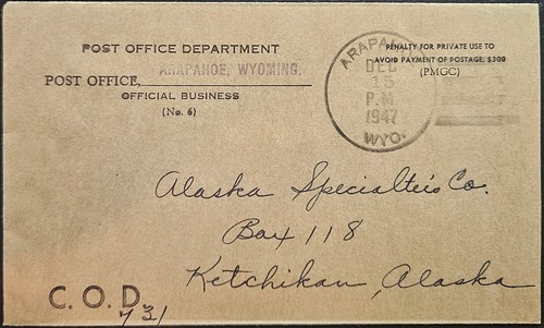 Post office dept cod penalty - office,