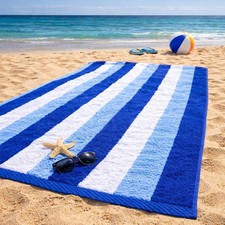 Cotton Striped Beach Towel