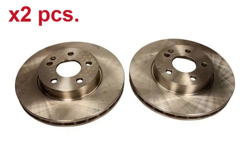 Pcs front brake disc - x2, rotos