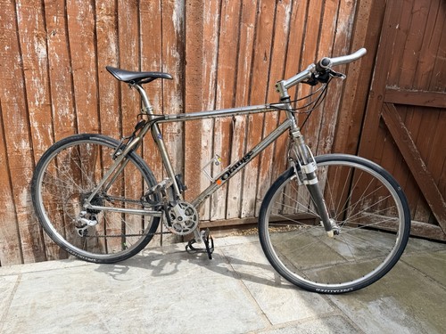 Orange mountain bike - mountain,