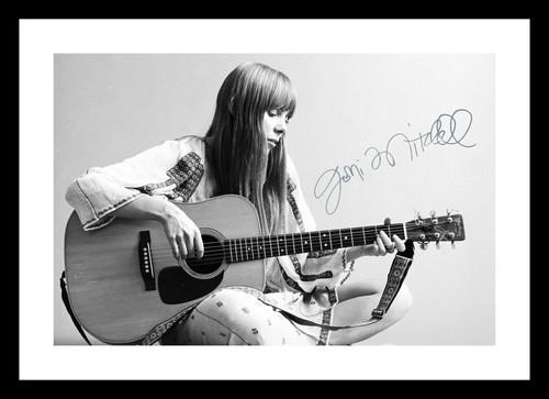 Joni mitchell autographed - mitchell,