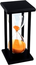 Large Sand Timer, Hourglass Timer 60 Minutes,Vintage Wooden Hour Glass Timer,Mod