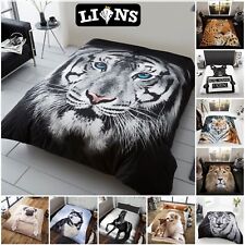 3D Animal Throws Faux Fur Warm Cosy Extra Large Fleece Sofa Bed Settee Blanket