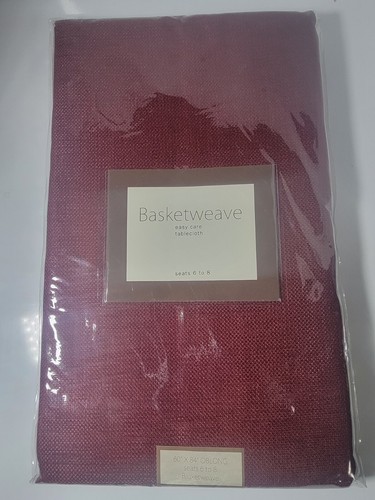 Basketweave tablecloth 100 - basketweave, 100%