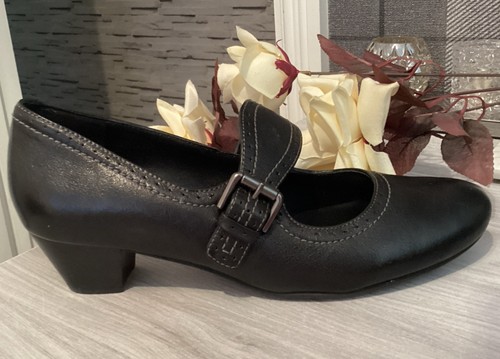 Ecco black leather - ecco, jane