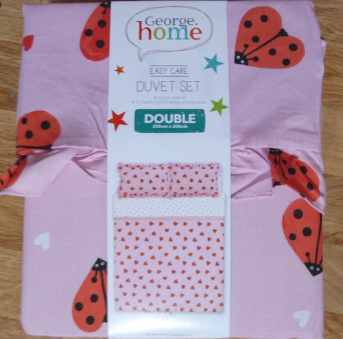 Ladybird hearts size double - &,