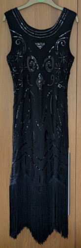 1920s flapper style - style, black