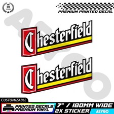 2x CHESTERFIELD Vinyl Sticker
